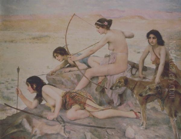 Les Filles D'atlas Oil Painting by Paul Alexandre Alfred Leroy