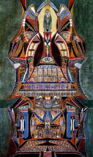 Le Secret De La Pyramide Oil Painting by Augustin Lesage