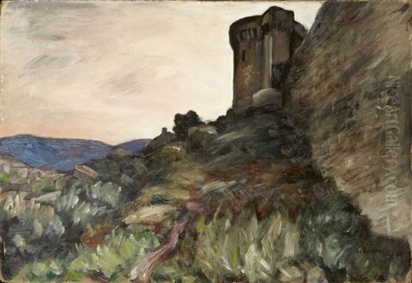 Le Fort St. Andre Oil Painting by Alfred Lesbros