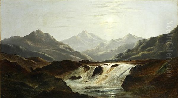 Glencoe Oil Painting by Charles Leslie