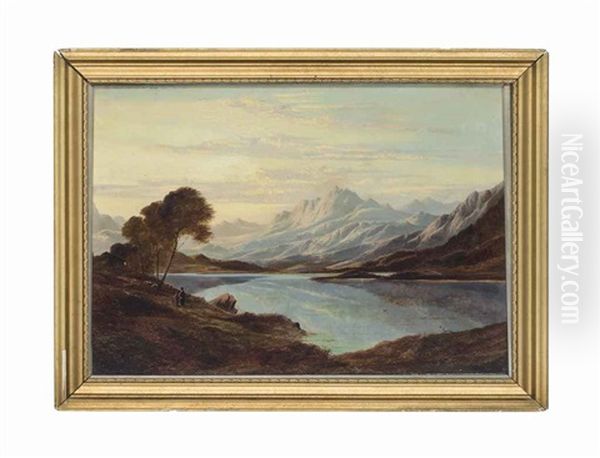 Morning Over The Loch Oil Painting by Charles Leslie