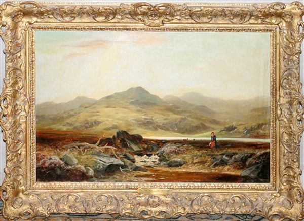 The Conway Valley Oil Painting by Charles Leslie