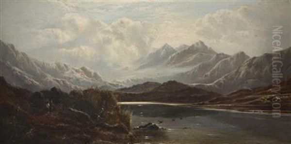 Ben Lawers, Perthshire Oil Painting by Charles Leslie