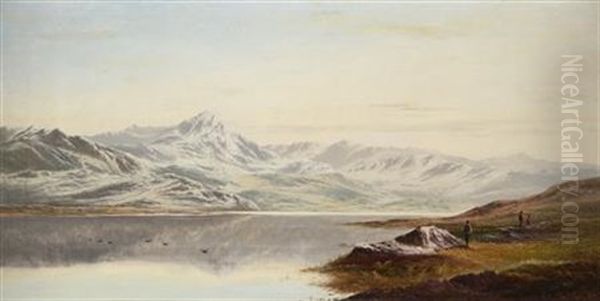 Loch Vennachar, North Britain Oil Painting by Charles Leslie