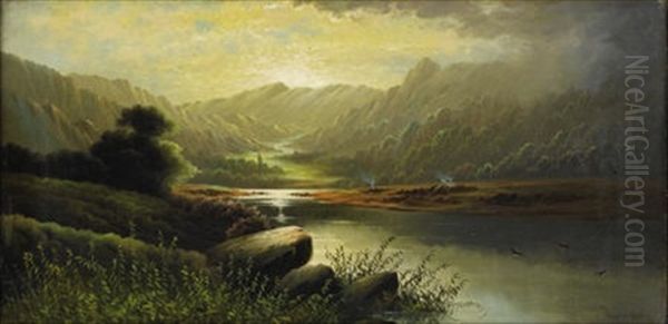 Landscape Oil Painting by Charles Leslie