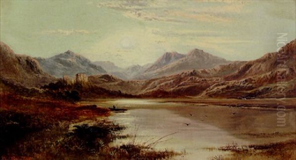 Glencoe Oil Painting by Charles Leslie