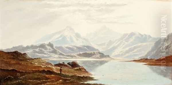 Early Morning Pike O'stickle, Westmoreland Oil Painting by Charles Robert Leslie