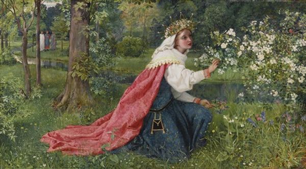 Matilda Oil Painting by George Dunlop Leslie