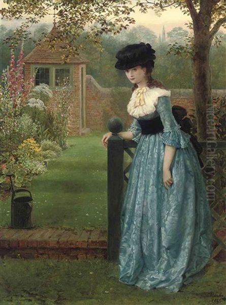 Clarissa Oil Painting by George Dunlop Leslie