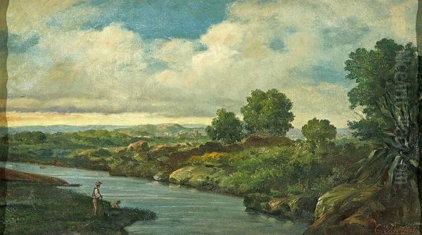 Vista Fluvial Oil Painting by Gaieta Benavent