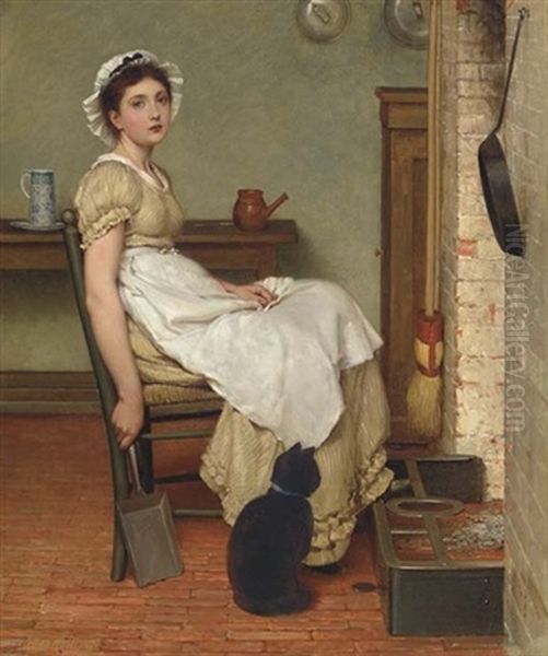 Her First Place by George Dunlop Leslie