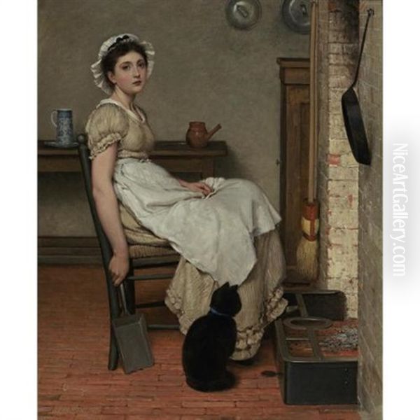 Her First Place by George Dunlop Leslie