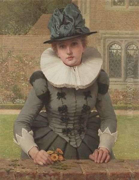 Sweet Anne Page Oil Painting by George Dunlop Leslie