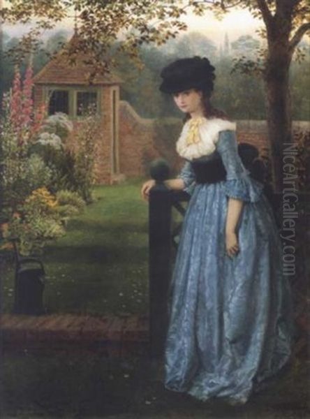 Clarissa Oil Painting by George Dunlop Leslie