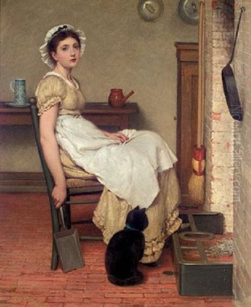 Her First Place Oil Painting by George Dunlop Leslie