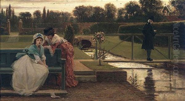 Ten Minutes To Decide Oil Painting by George Dunlop Leslie