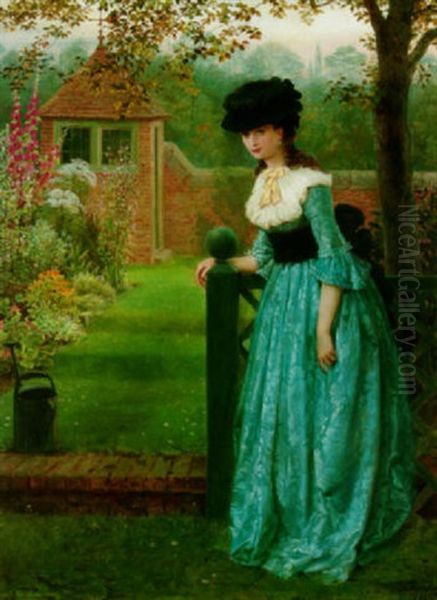 Clarissa Oil Painting by George Dunlop Leslie