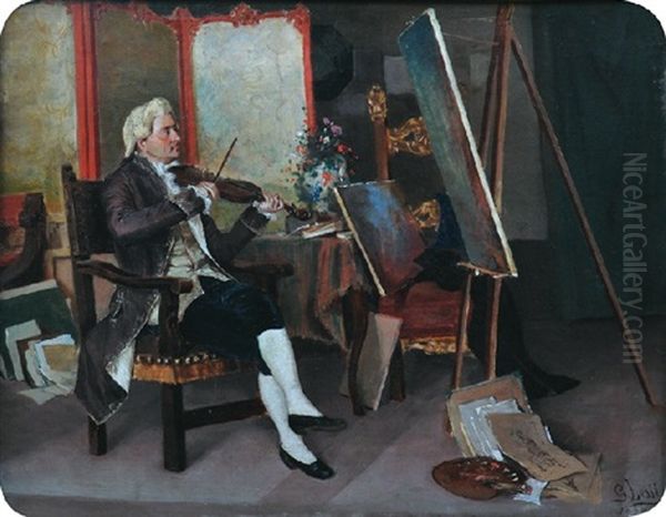 The Connoisseur Oil Painting by Giovanni Lessi