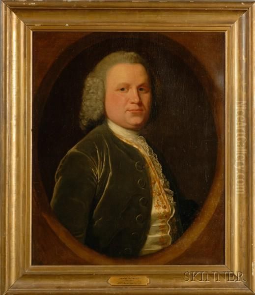 Portrait Of James Mcnutt Esquire Of Virginia. Oil Painting by Henry Benbridge