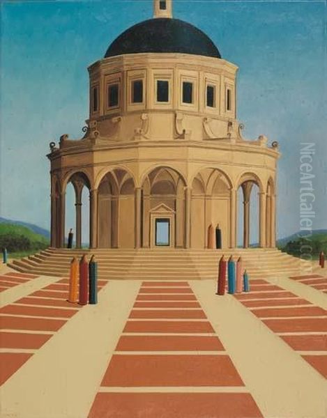 Tempio, 2003 Oil Painting by Antonio Bencini