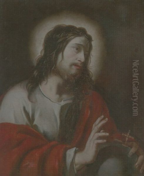 Christ The Redeemer Oil Painting by Jacques de Letin