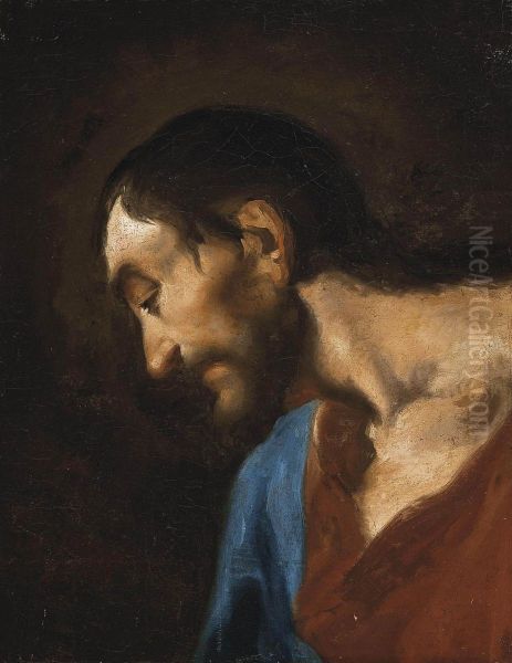 Christ Oil Painting by Federico Bencovich