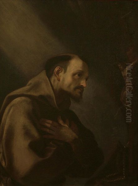 San Francesco Oil Painting by Federico Bencovich