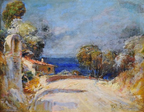 Route De Cassis Oil Painting by Paul Levere