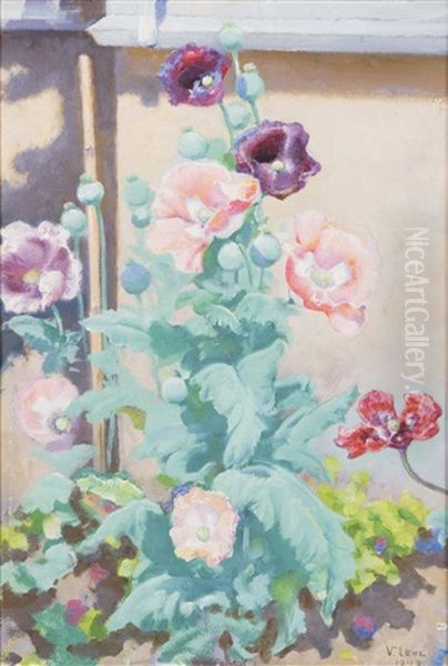 Flowers Oil Painting by Vasili Levi