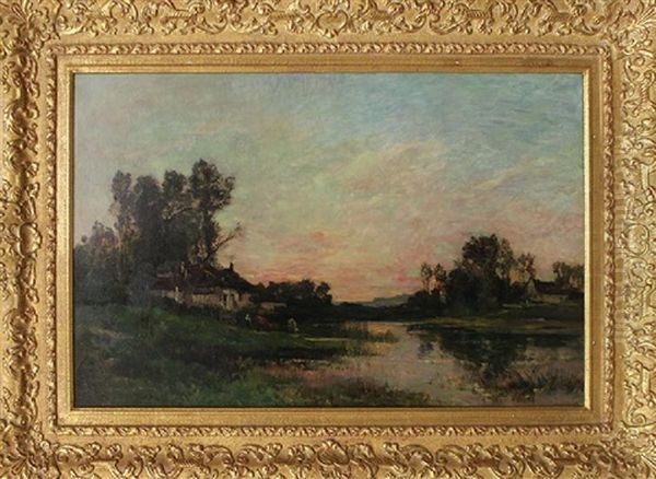 Couche De Soleil Sur Las Lorie Oil Painting by Maurice Levis