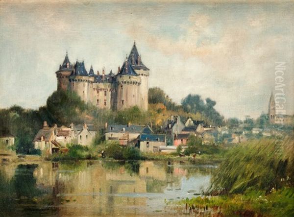 Vista Del Castillo De Combourg, La Bretana Oil Painting by Maurice Levis