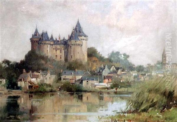 Vue Du Chateau De Caubourg Oil Painting by Maurice Levis