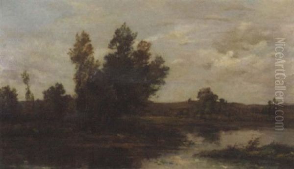 L'ile Margueritte, Bord Du Loire, France Oil Painting by Maurice Levis