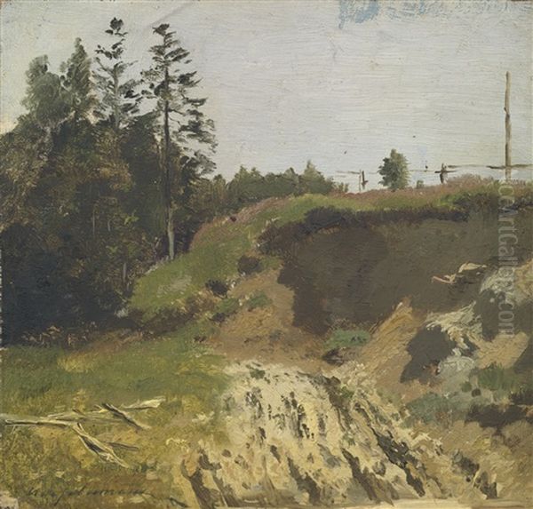 Ravine By The Forest Oil Painting by Isaak Levitan