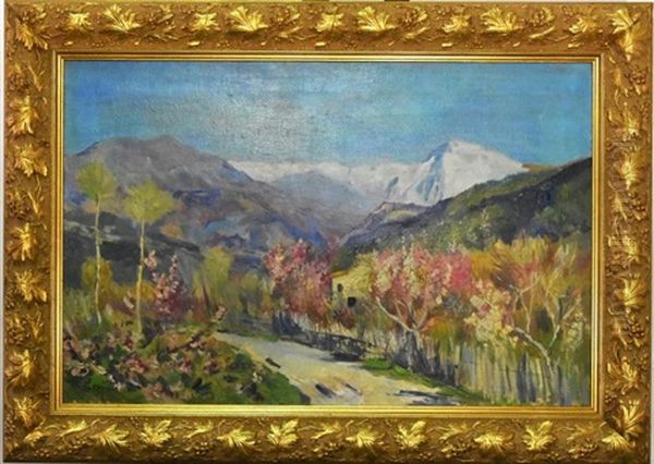 Spring In Italy Oil Painting by Isaak Levitan