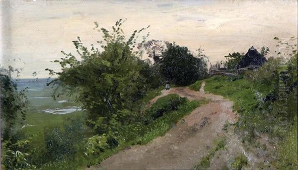 The Little Path Oil Painting by Isaak Levitan