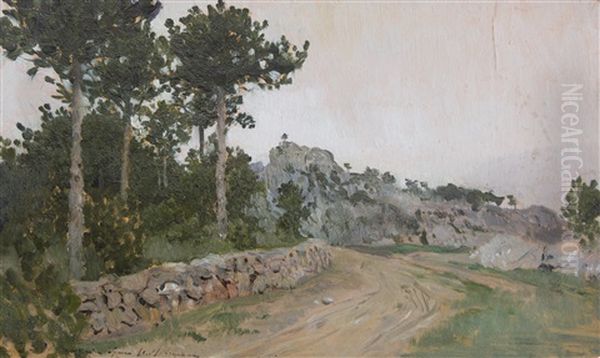 Summer Twilight, Crimea Oil Painting by Isaak Levitan