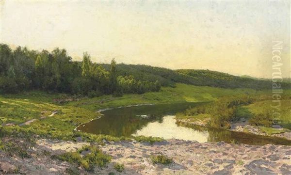 Summer Day Oil Painting by Isaak Levitan