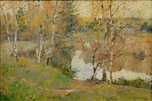 Autumn Landscape Oil Painting by Isaak Levitan