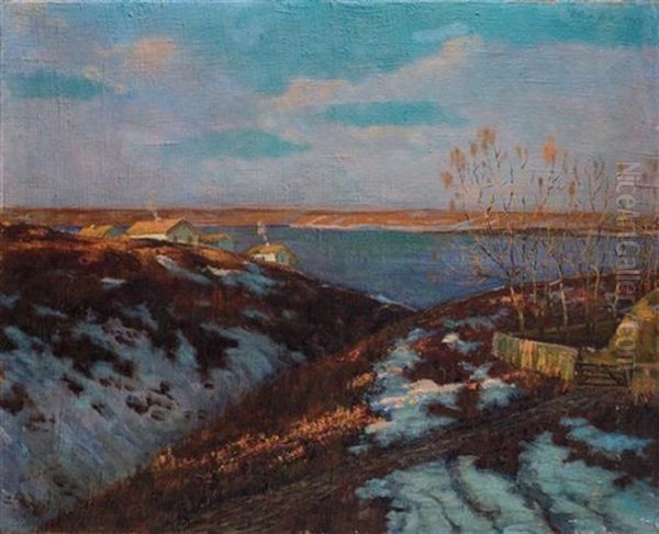 Russian Landscape Oil Painting by Isaak Levitan