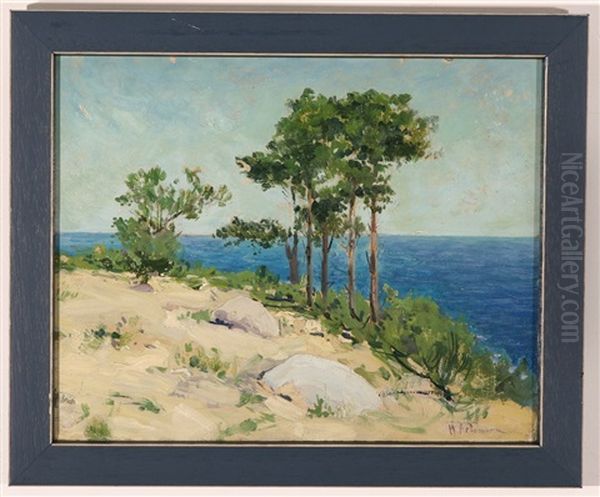 Crimean Pine Trees Oil Painting by Isaak Levitan