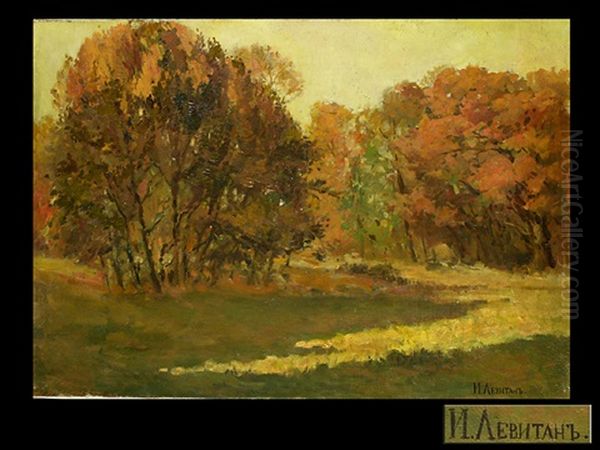 Herbstlandschaft Oil Painting by Isaak Levitan