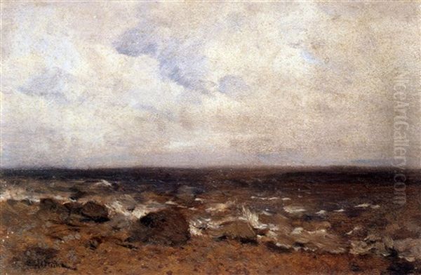 An Der Meereskuste Oil Painting by Isaak Levitan