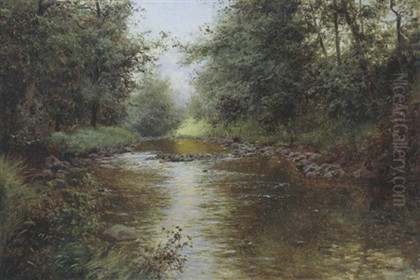 Flusslauf Oil Painting by Isaak Levitan