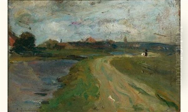 Paysage Russe Oil Painting by Isaak Levitan