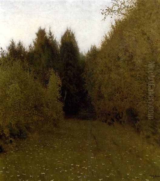 Forest Clearing Oil Painting by Isaak Levitan