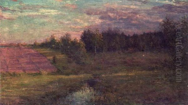 Landsbygd Oil Painting by Isaak Levitan