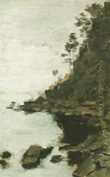 Rantakivia Oil Painting by Isaak Levitan