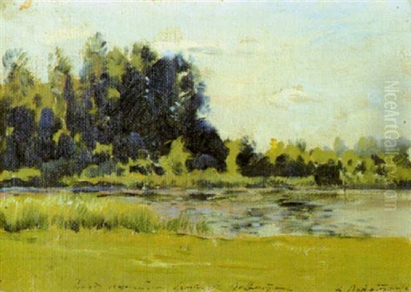 Sommardag Oil Painting by Isaak Levitan