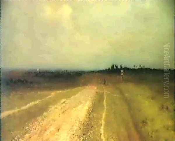 The Road To Vladimir Oil Painting by Isaak Levitan